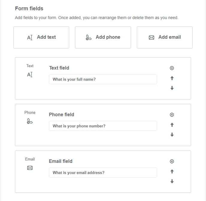 Check-in form 4