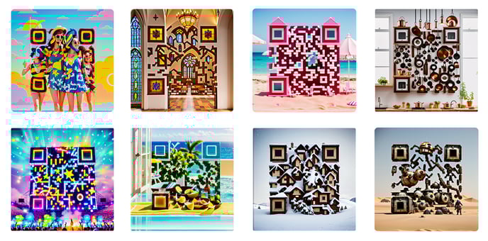 Artisitic QR codes